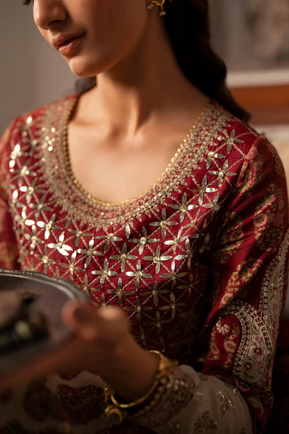 EMBROIDERED DRESS