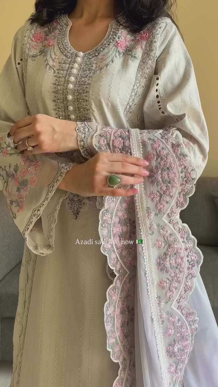 REGAL 3PCS EMBROIDERY DRESS 2499